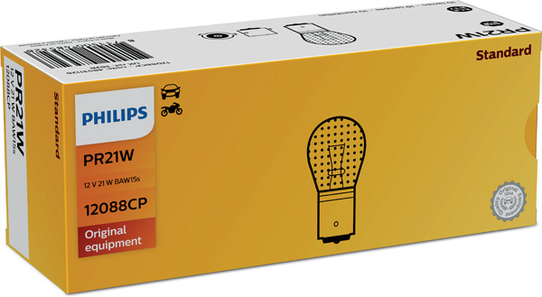 BEC STOP FRANA PR21W 12V SET 10 BUC VISION PHILIPS 12088CP PHILIPS
