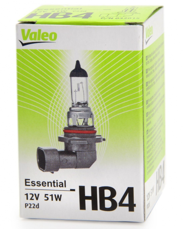 Bec Valeo HB4 12V 51W P22D 032015