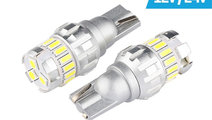 Bec Vision W5w (t10) 12/24v 15x 3014 + 3x 3030 Smd...