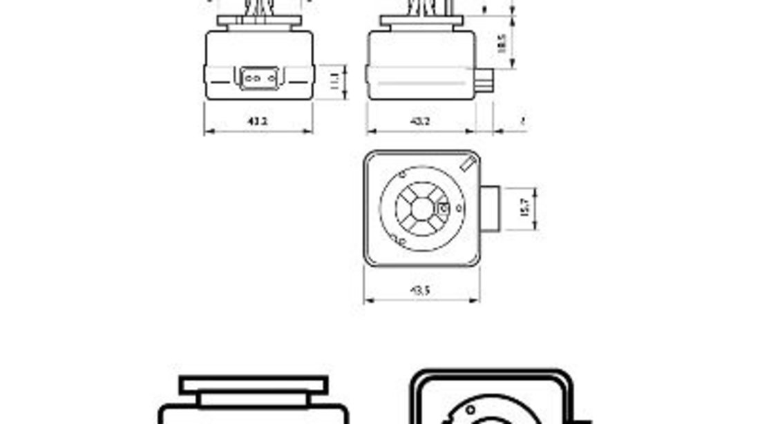 Bec Xenon 42v D3r 35w Vision Philips 42306VIC1