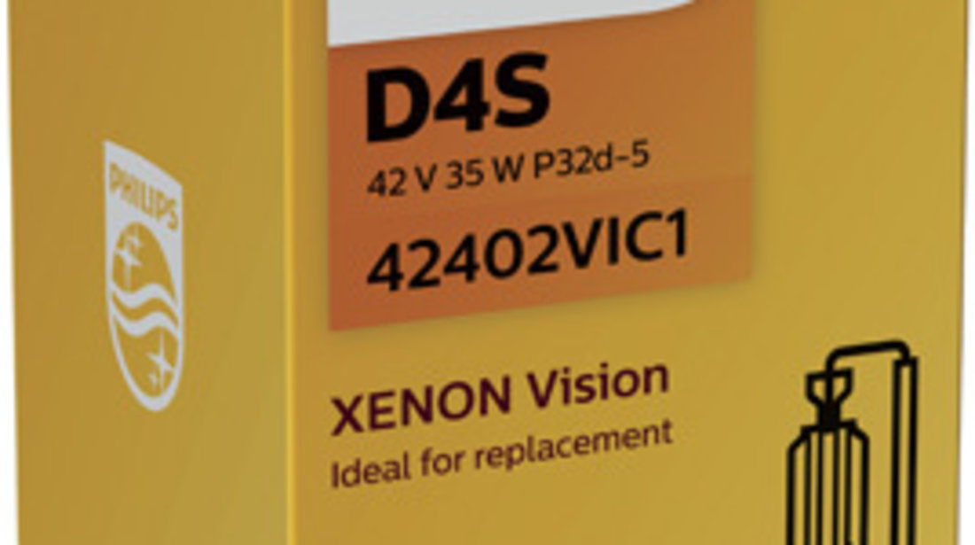 BEC XENON 42V D4S 35W VISION PHILIPS 42402VIC1 PHILIPS