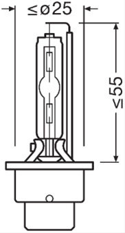 Bec Xenon D2s Ultra Life (7+3 Ani Garantie) Osram 66240ULT