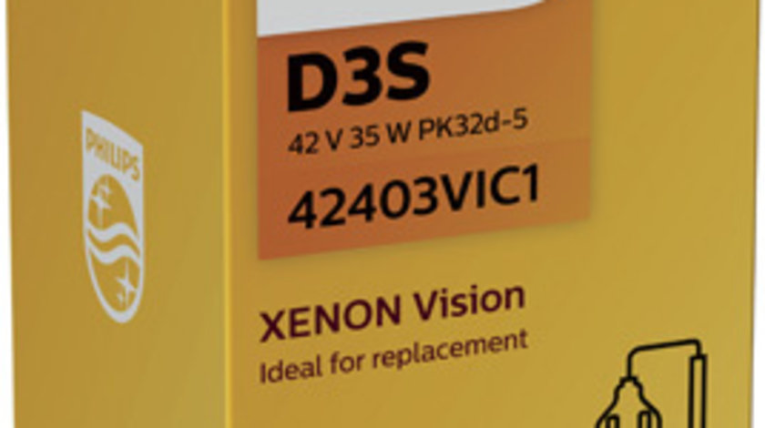 BEC XENON D3S 42V 35W PK32D-5 (cutie) PHILIPS 42403VIC1 PHILIPS
