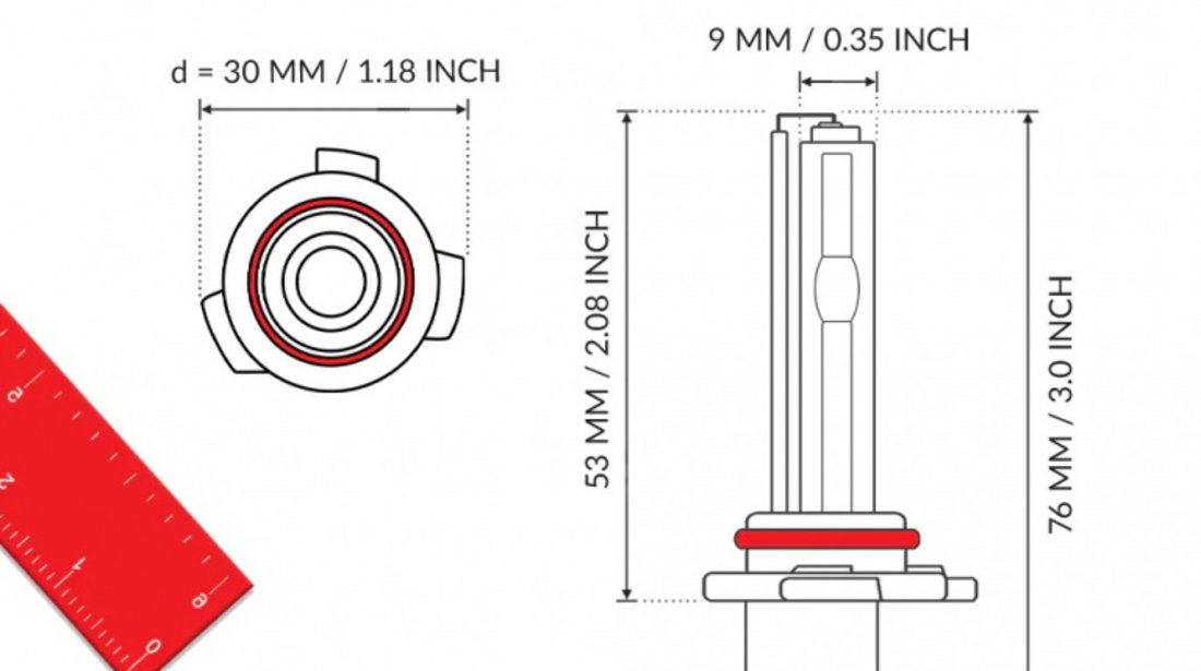 Bec Xenon HB4 10000K 35W 925233