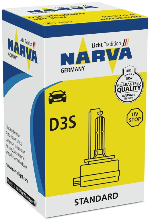 Bec Xenon Narva D3S 42V 35W 4000K 84032