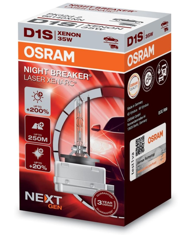 Bec Xenon Osram D1S 85V 35W 4500K Night Breaker Laser NextGen Xenarc 66140XNN