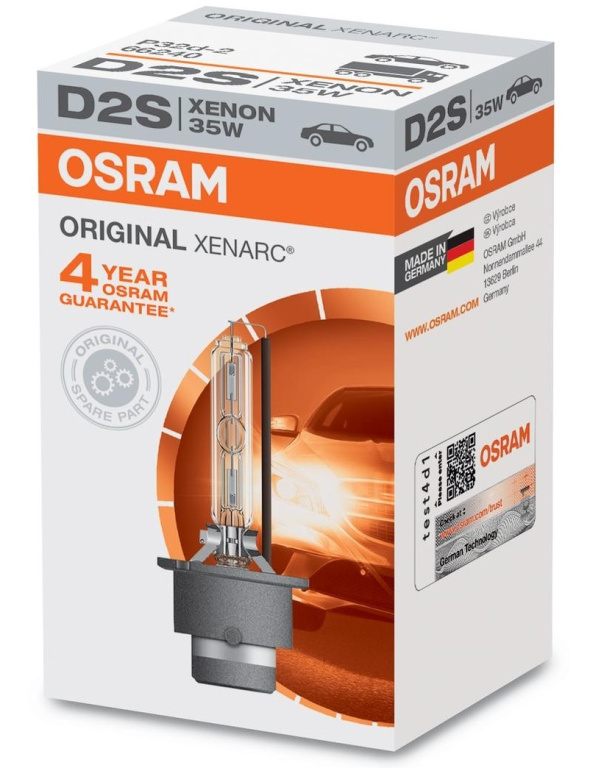 Bec Xenon Osram D2S 85V 35W 4300K P32D-2 Original Xenarc 66240