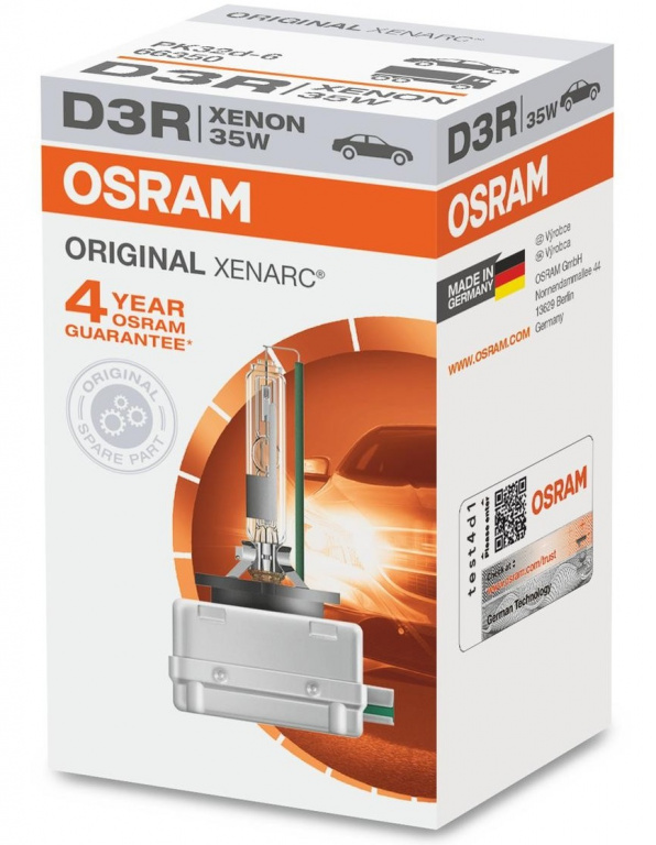 Bec Xenon Osram D3R 42V 35W 4300K Original Xenarc 66350