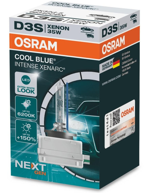 Bec Xenon Osram D3S 42V 35W 6200K PK32D-5 Cool Blue Intense Xenarc NextGen 66340CBN