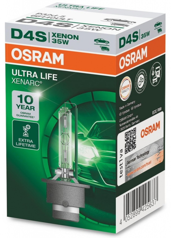 Bec Xenon Osram D4S 42V 35W 4350K P32d-5 Ultra Life Xenarc 66440ULT