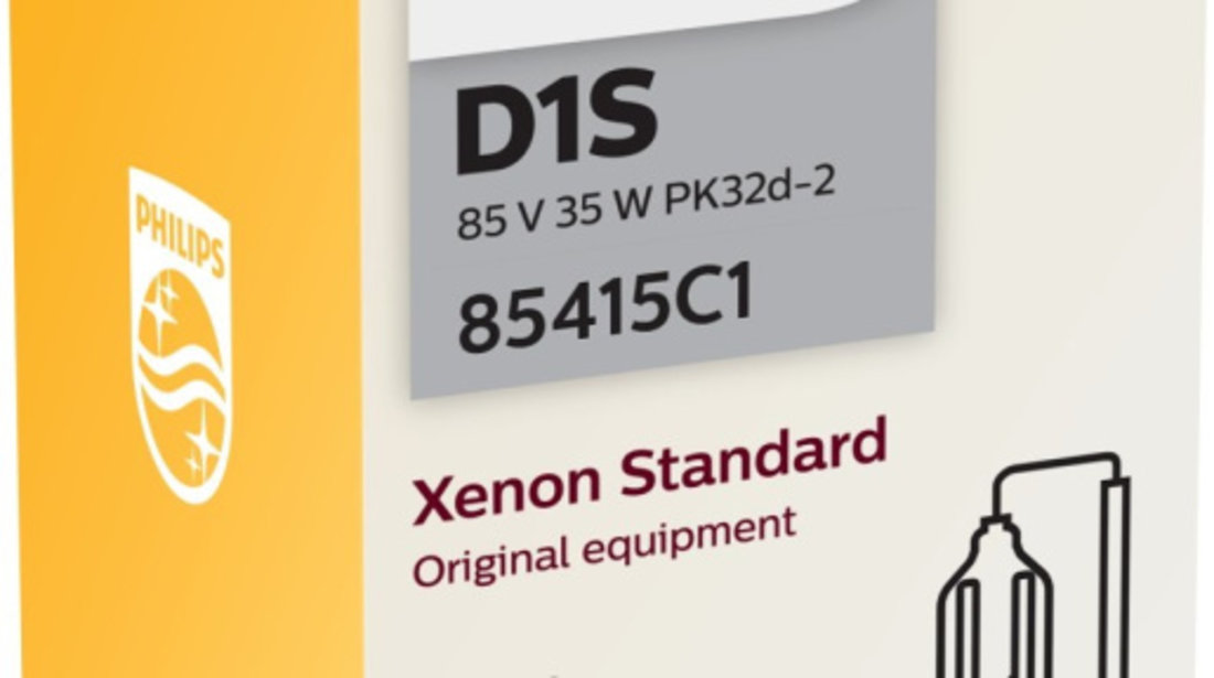 Bec Xenon Philips D1S 85V 35W P32D-2 4200K Faxtory Instalation Original 85415C1