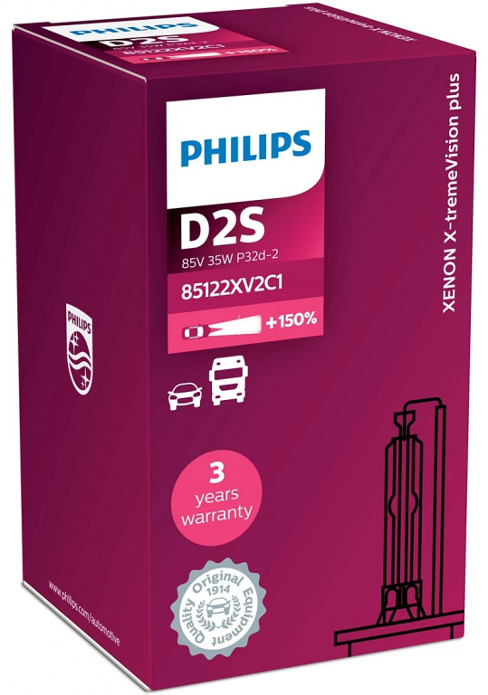 Bec Xenon Philips D2R 85V 35W 4800K P32d-3 X-tremeVision Gen2 85126XV2C1