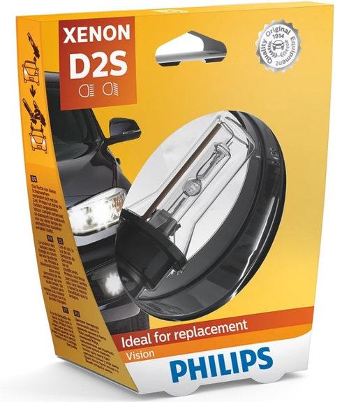 Bec Xenon Philips D2S 85V 35W 4600K P32d-2 Xenon Vision 85122VIS1