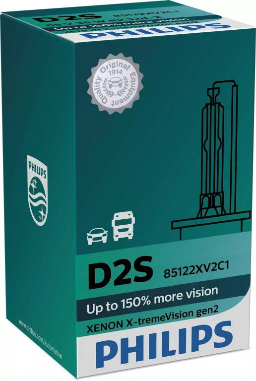 Bec Xenon Philips D2S 85V 35W 4800K P32d-2 X-TremeVision Gen2 85122XV2C1