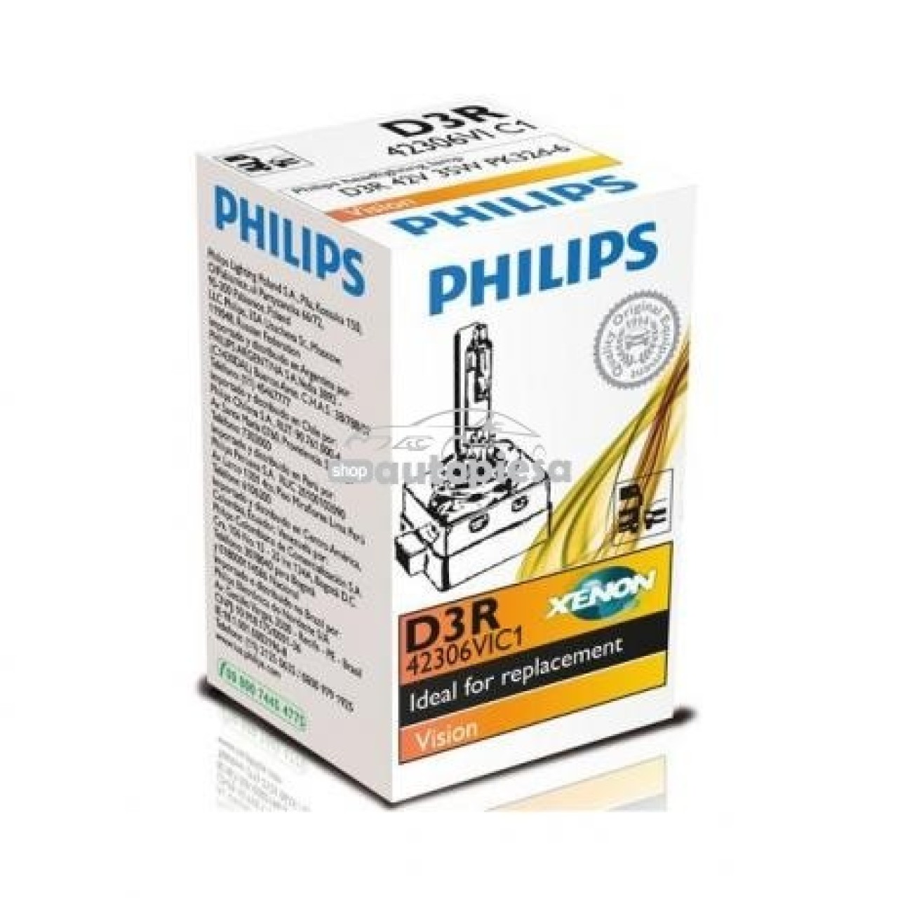 Bec Xenon Philips D3R Vision 42V 35W 42306VIC1 piesa NOUA