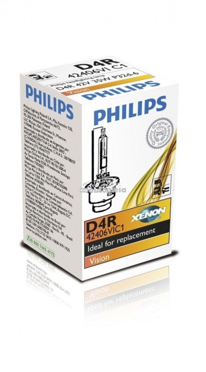 Bec Xenon Philips D4R Vision 85V 35W 42406VIC1 piesa NOUA