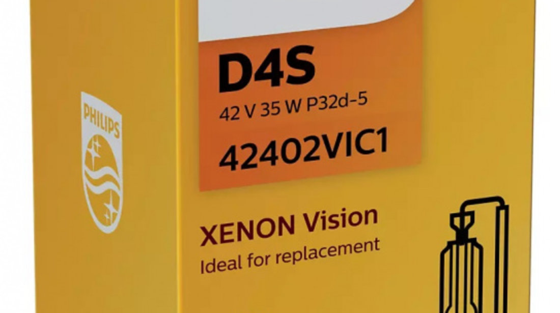 Bec Xenon Philips D4S 35W 42V P32d-5 Xenon Vision 42402VIC1