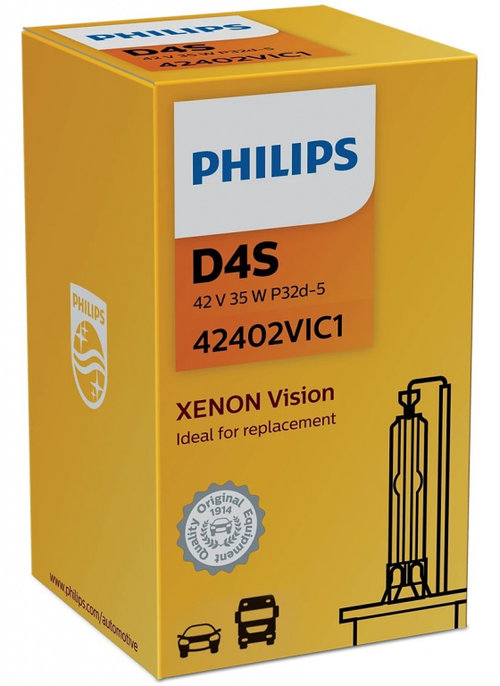 Bec Xenon Philips D4S 42V 35W 4400K Vision 42402VIC1