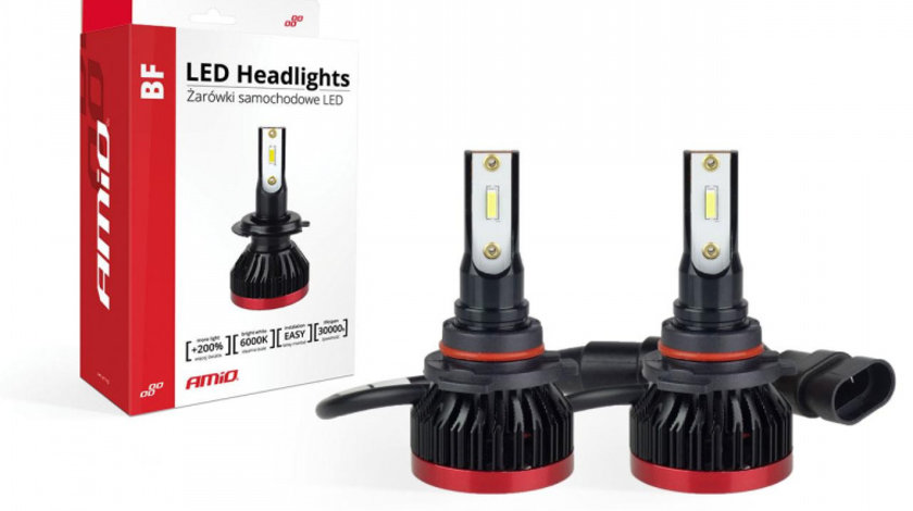 Becuri auto LED BF Series AMiO compatibil HB3 9005 AVX-AM02246