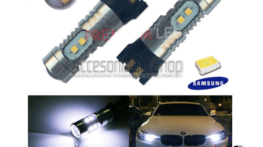 Becuri cu LED PW24W BMW Seria 3 F30 F31 2012+ DRL