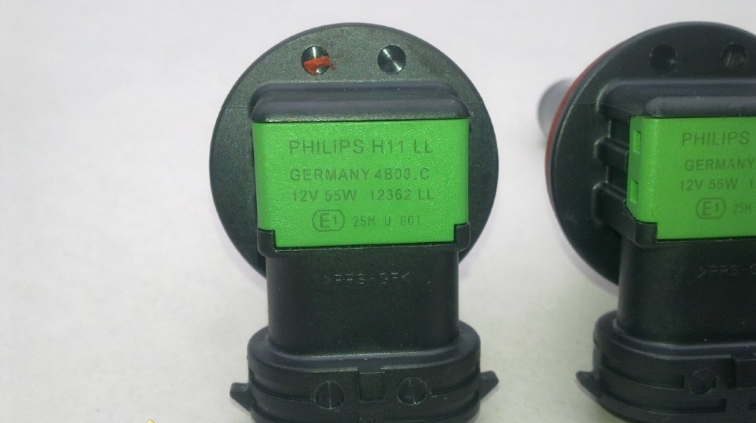 Becuri h11 originale noi philips si osram