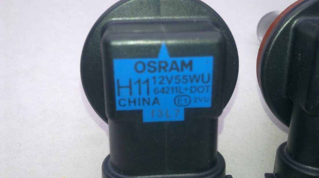 Becuri h11 originale noi philips si osram