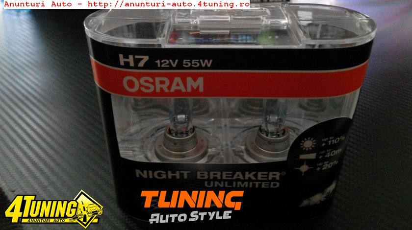 BECURI H7 OSRAM NIGHT BREAKER UNLIMITED - 89 LEI