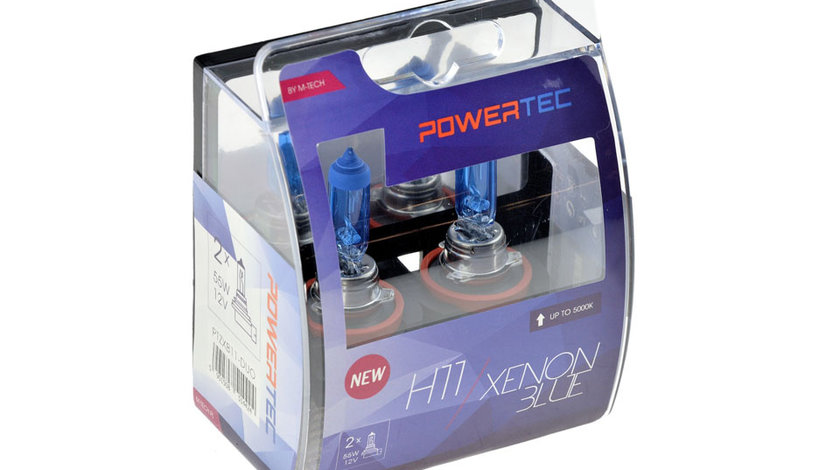 BECURI HALOGEN H11 XENON BLUE, HALOGEN BULBS H11 XENON BLUE /BEZ HOMOLOGACJI/