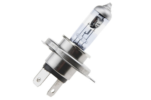 BECURI HALOGEN H4 PLATINUM, HALOGEN BULBS H4 PLATINUM /UP TO 130 % MORE LIGHT ON THE ROAD AHEAD/