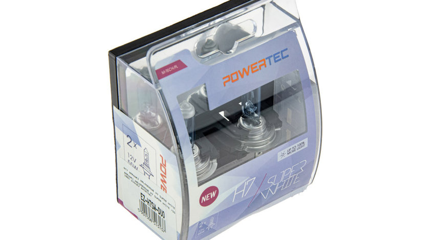 BECURI HALOGEN H7 SUPER WHITE, HALOGEN BULBS H7 SUPER WHITE /UP TO 100 % MORE LIGHT ON THE ROAD AHEAD/