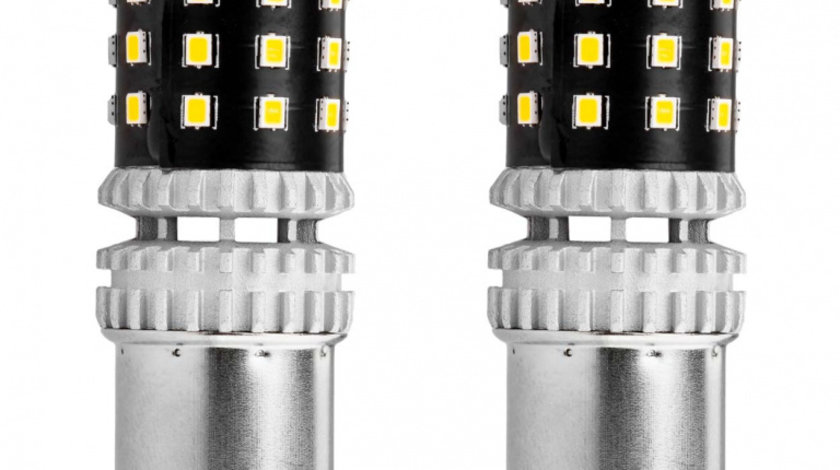 Becuri Led Canbus 2016 39smd 1157 Bay15d P21/5w Alb 12v/24v Amio 02800