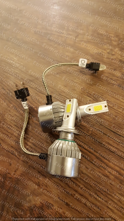 Becuri led h7 34w/3800lumeni set 2buc