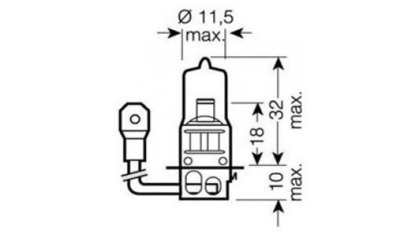 Becuri Mercedes 100 platou / sasiu (631) 1988-1996 #3 6415101B