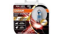 Becuri Osram H4 12v 55w Px26d Night Breaker + 200%...