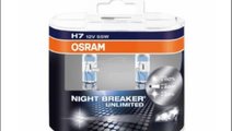 Becuri Osram Night Breaker Unlimited H1 H4 H7 H11 ...
