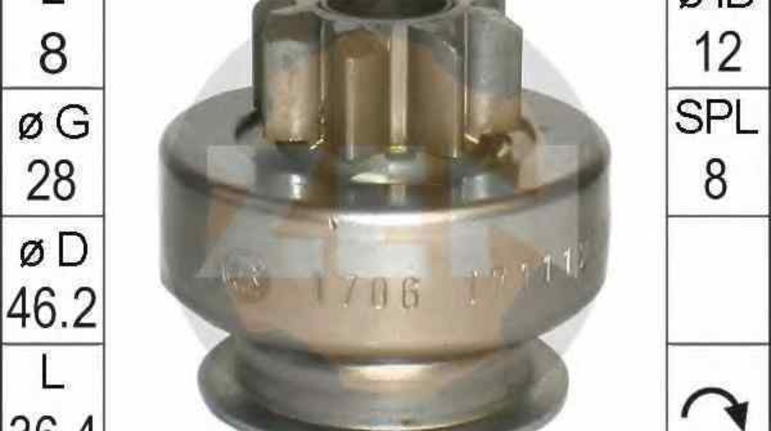 bendix electromotoror KIA CARENS III UN ERA 225734