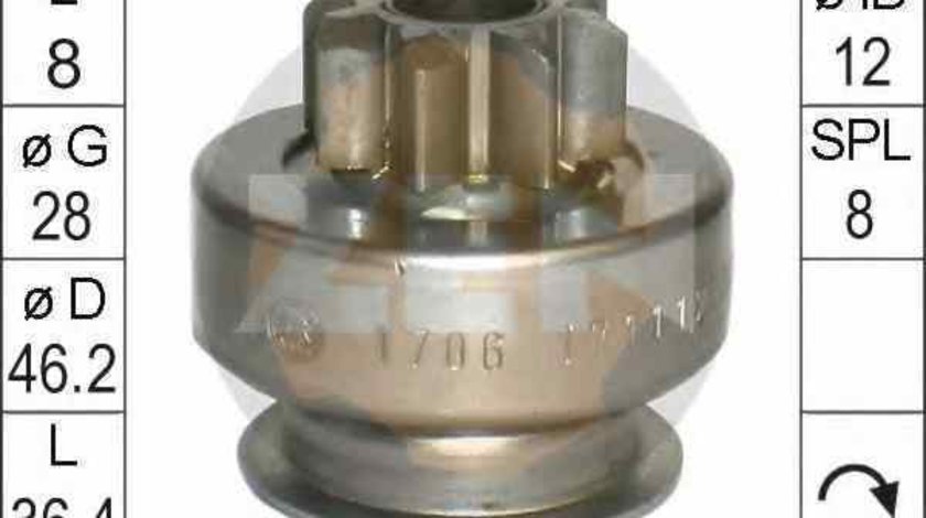 bendix electromotoror KIA CARENS III UN ERA 225734