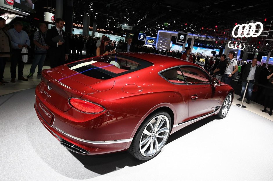 Bentley Continental GT- poze reale de la Frankfurt