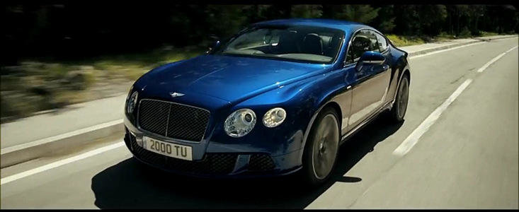 Bentley Continental GT Speed isi face aparitia intr-un nou promo oficial