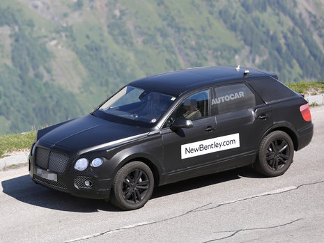 Bentley SUV - Poze Spion