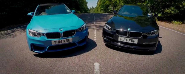 Benzina sau motorina? Duel inedit intre noul BMW M3 si ultimul Alpina D3