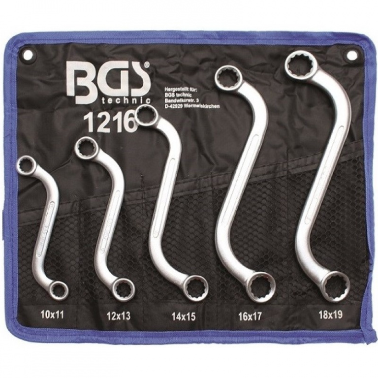 BGS-1216 Set de cheie inelare S 10-19mm