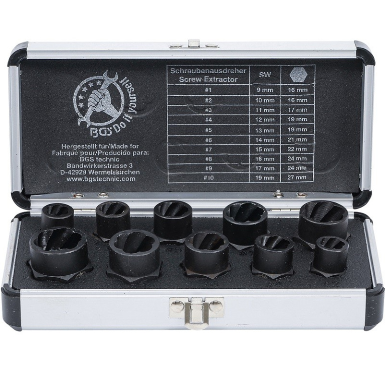 BGS-20210 Tubulare pentru suruburi uzate si antifurt, BGS Technic