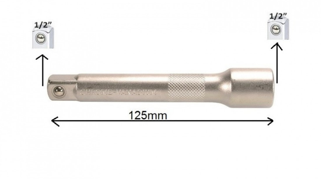 BGS-3120 Prelungitor 1/2 (12.5mm) , 125mm