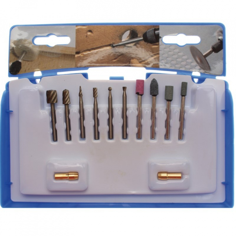 BGS-50804 Trusa cu 12 freze pentru slefuit si gravat