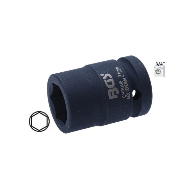 BGS-5621 Tubulara de impact 21 mm 3/4 toli