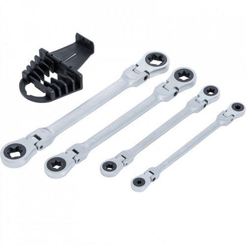 BGS-71028 Set de cheie cu clichet profil torx E