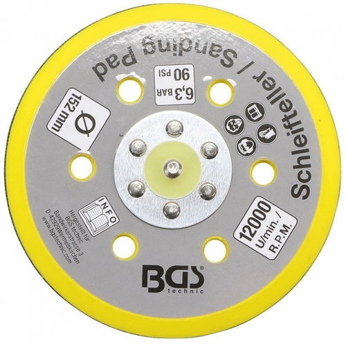 BGS-8688-23 Taler de slefuit 152mm