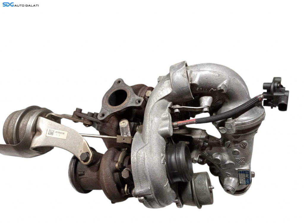 Bi Turbo Turbina Turbosuflanta Biturbo Mercedes Clasa E Class W212 S212 E220 E250 2.2 CDI OM 651 651924 120KW 125KW 150KW 2009 - 2016 Cod A6510906180000 A6510902880 A6510905780 [M7710]