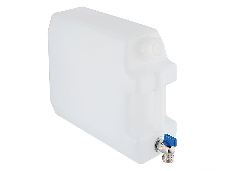 Bidon De Apă 10l Cu Robinet Metalic Scurt, Alb 86957